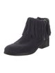3.1 Phillip Lim Suede Fringe Trim Accent Boots