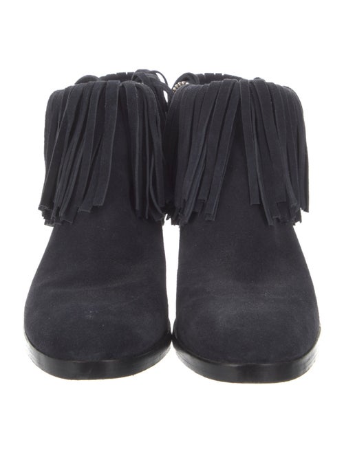 3.1 Phillip Lim Suede Fringe Trim Accent Boots
