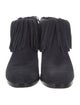 3.1 Phillip Lim Suede Fringe Trim Accent Boots