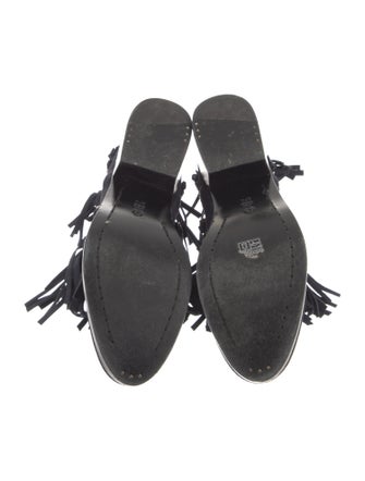 3.1 Phillip Lim Suede Fringe Trim Accent Boots