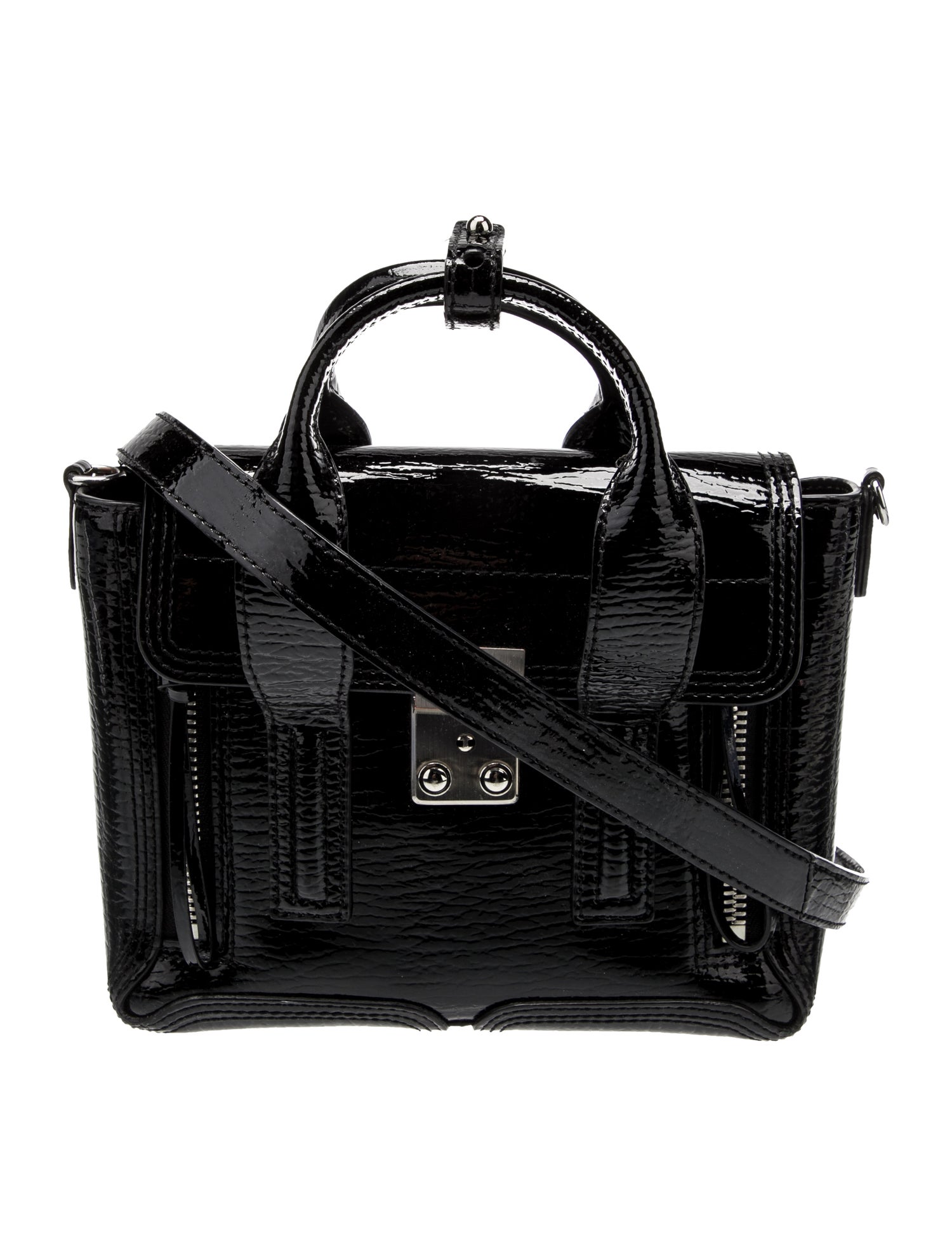3.1 Phillip Lim Patent Leather Top Handle Bag