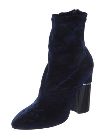 3.1 Phillip Lim Velvet Sock Boots