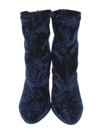 3.1 Phillip Lim Velvet Sock Boots