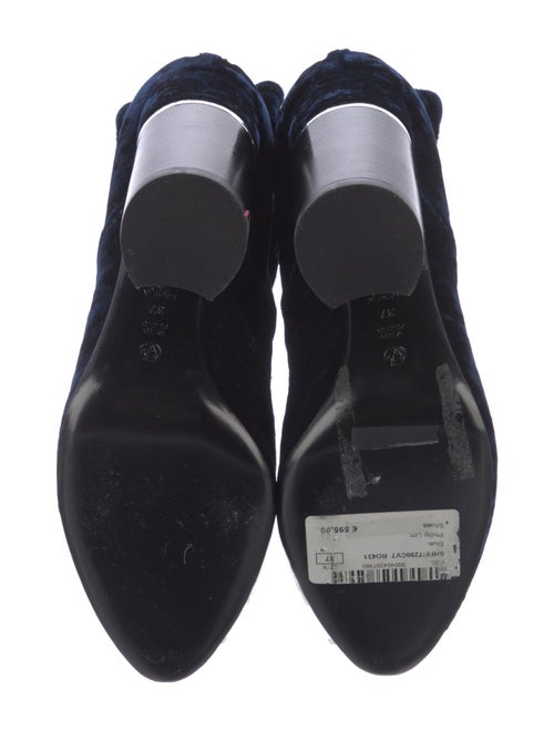 3.1 Phillip Lim Velvet Sock Boots