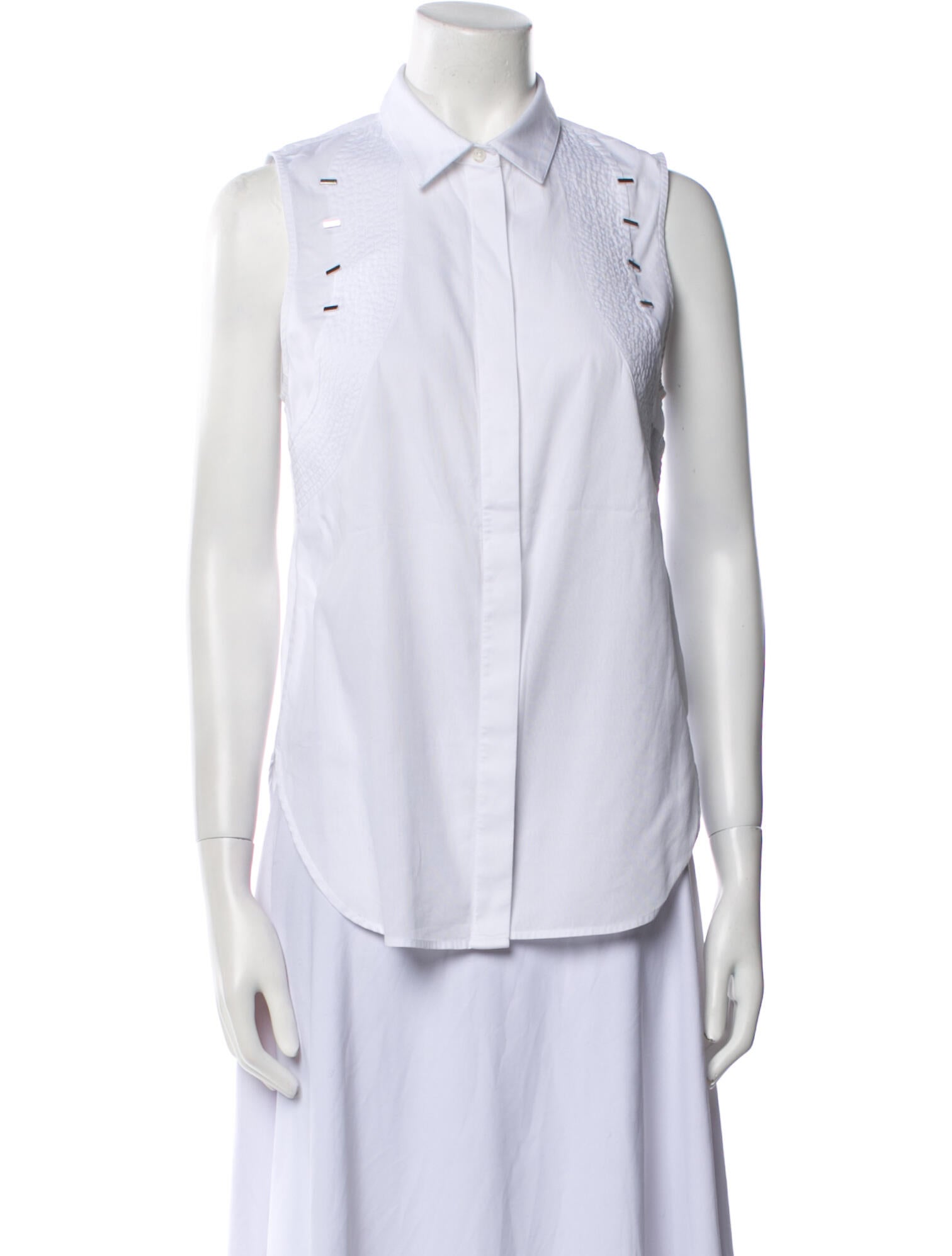 3.1 Phillip Lim Sleeveless Button-Up Top