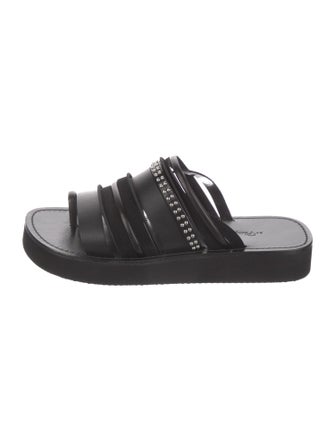 3.1 Phillip Lim Leather Studded Accents Slides