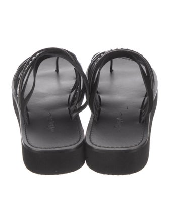 3.1 Phillip Lim Leather Studded Accents Slides