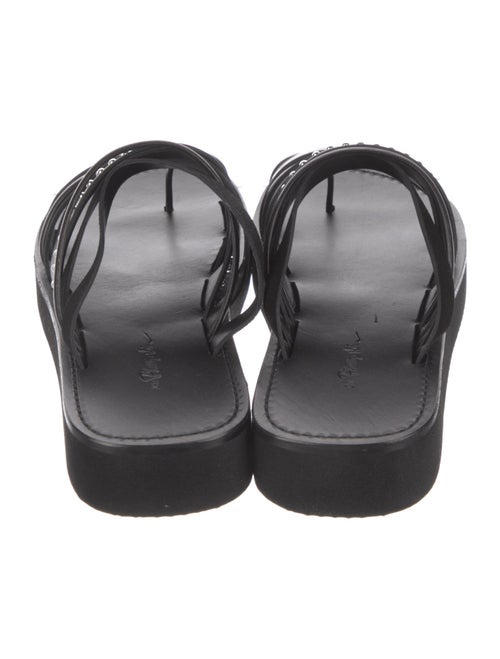 3.1 Phillip Lim Leather Studded Accents Slides