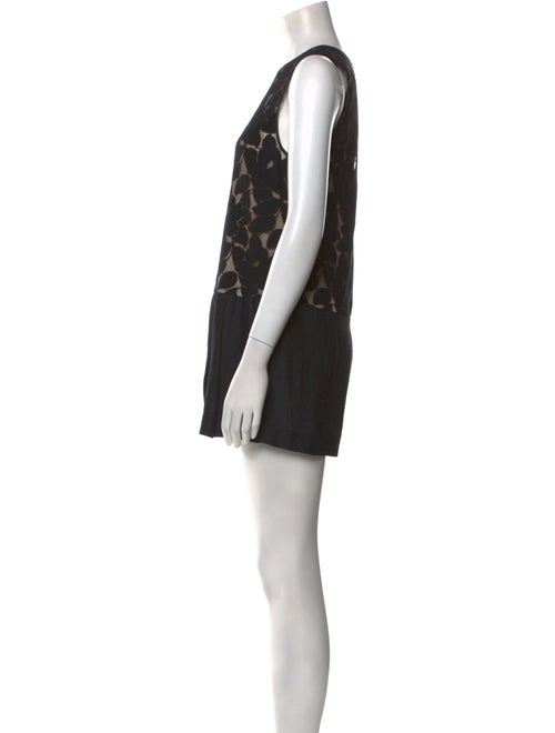 3.1 Phillip Lim Floral Print Crew Neck Romper