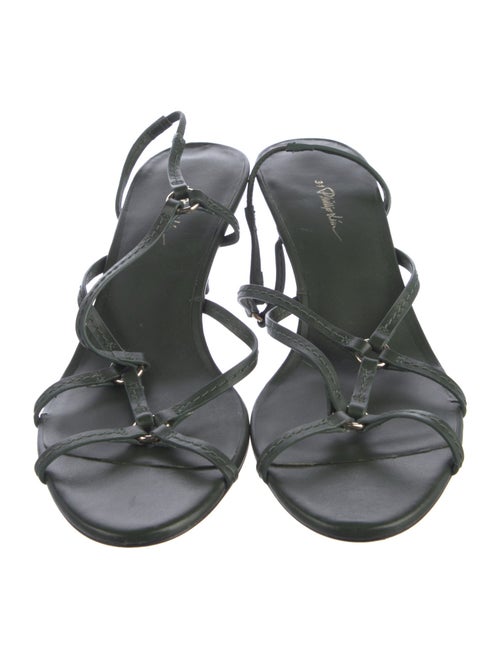 3.1 Phillip Lim Leather Slingback Sandals