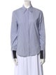 3.1 Phillip Lim Striped Long Sleeve Button-Up Top