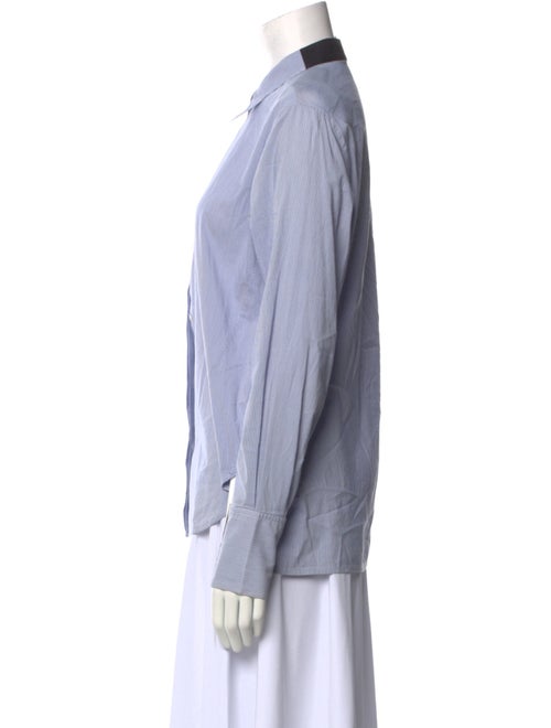 3.1 Phillip Lim Striped Long Sleeve Button-Up Top