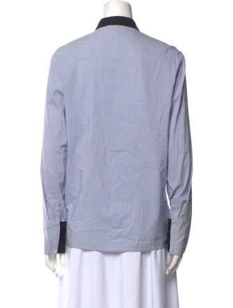 3.1 Phillip Lim Striped Long Sleeve Button-Up Top