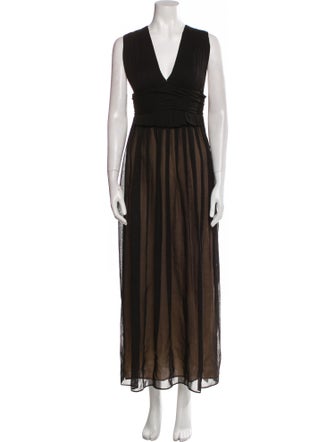 3.1 Phillip Lim V-Neck Long Dress