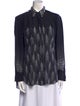 3.1 Phillip Lim Silk Printed Button-Up Top