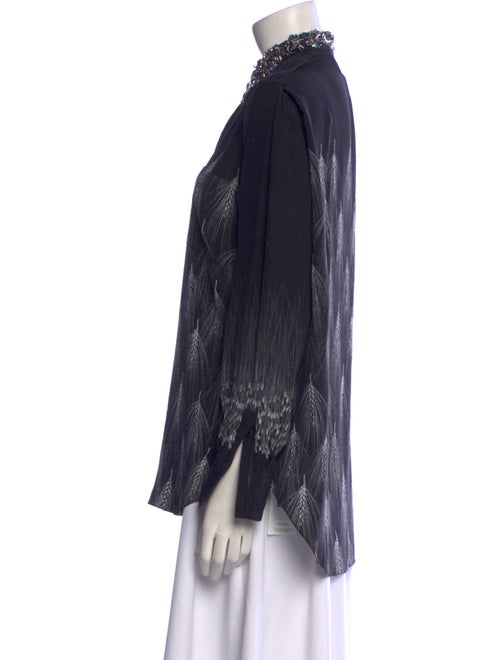 3.1 Phillip Lim Silk Printed Button-Up Top