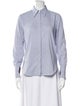 3.1 Phillip Lim Striped Long Sleeve Button-Up Top