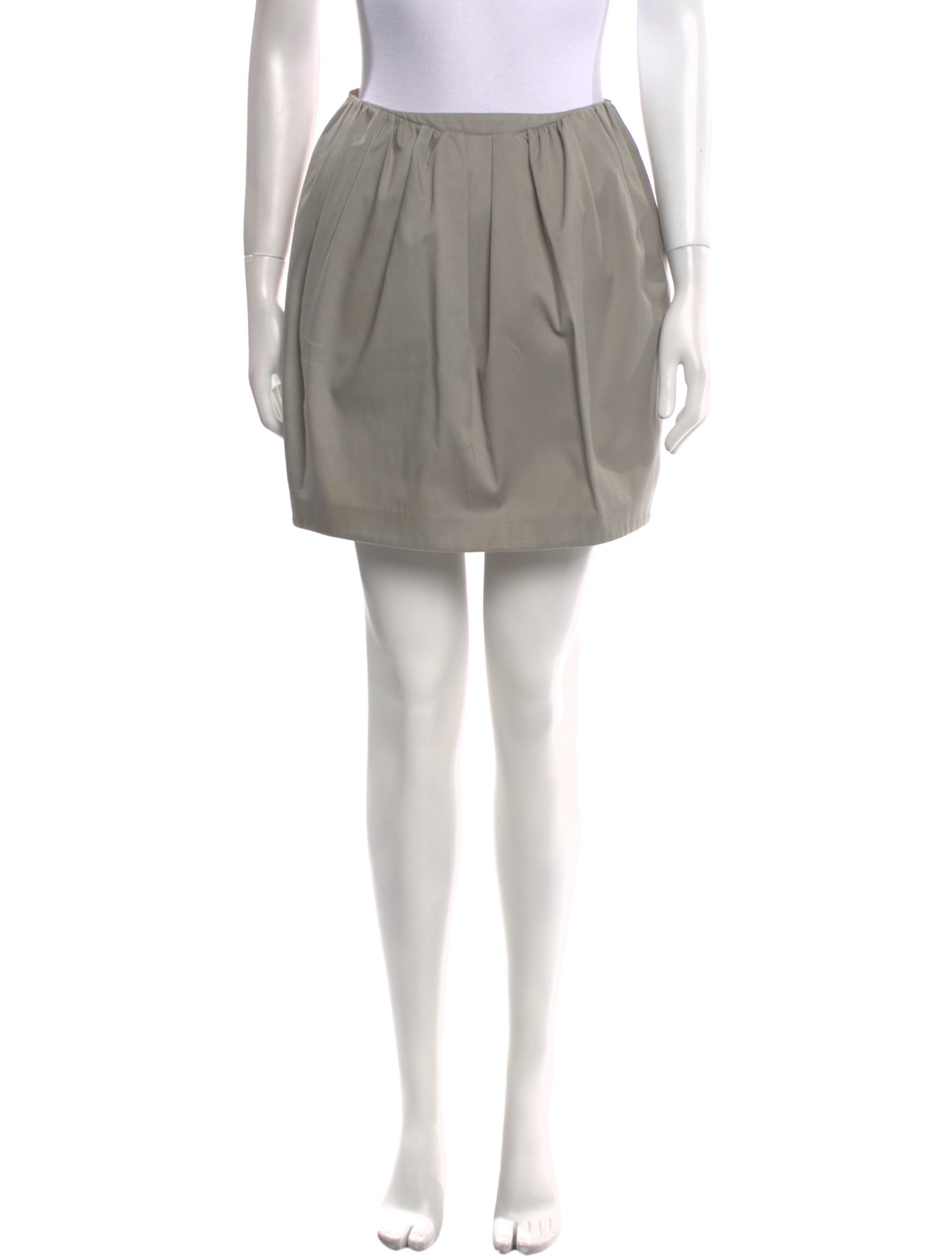 3.1 Phillip Lim Pleated Accents Mini Skirt