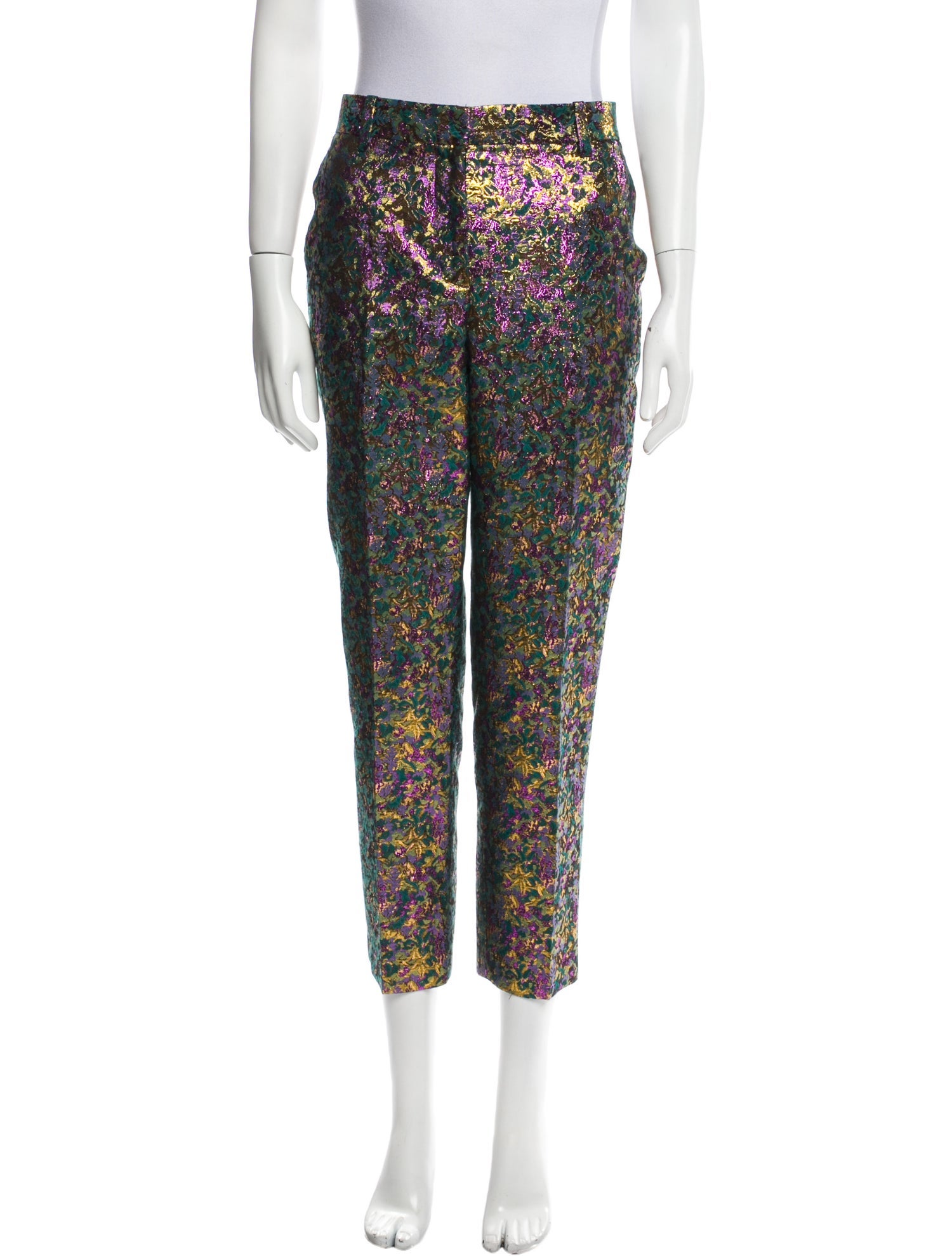 3.1 Phillip Lim Floral Print Straight Leg Pants
