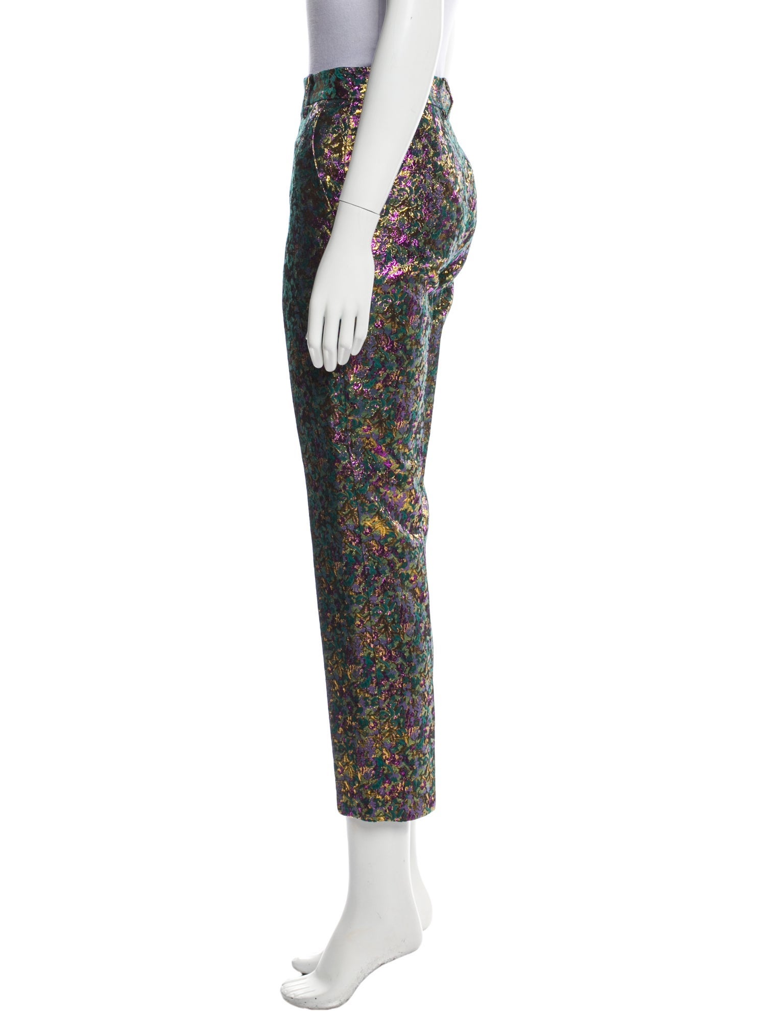 3.1 Phillip Lim Floral Print Straight Leg Pants