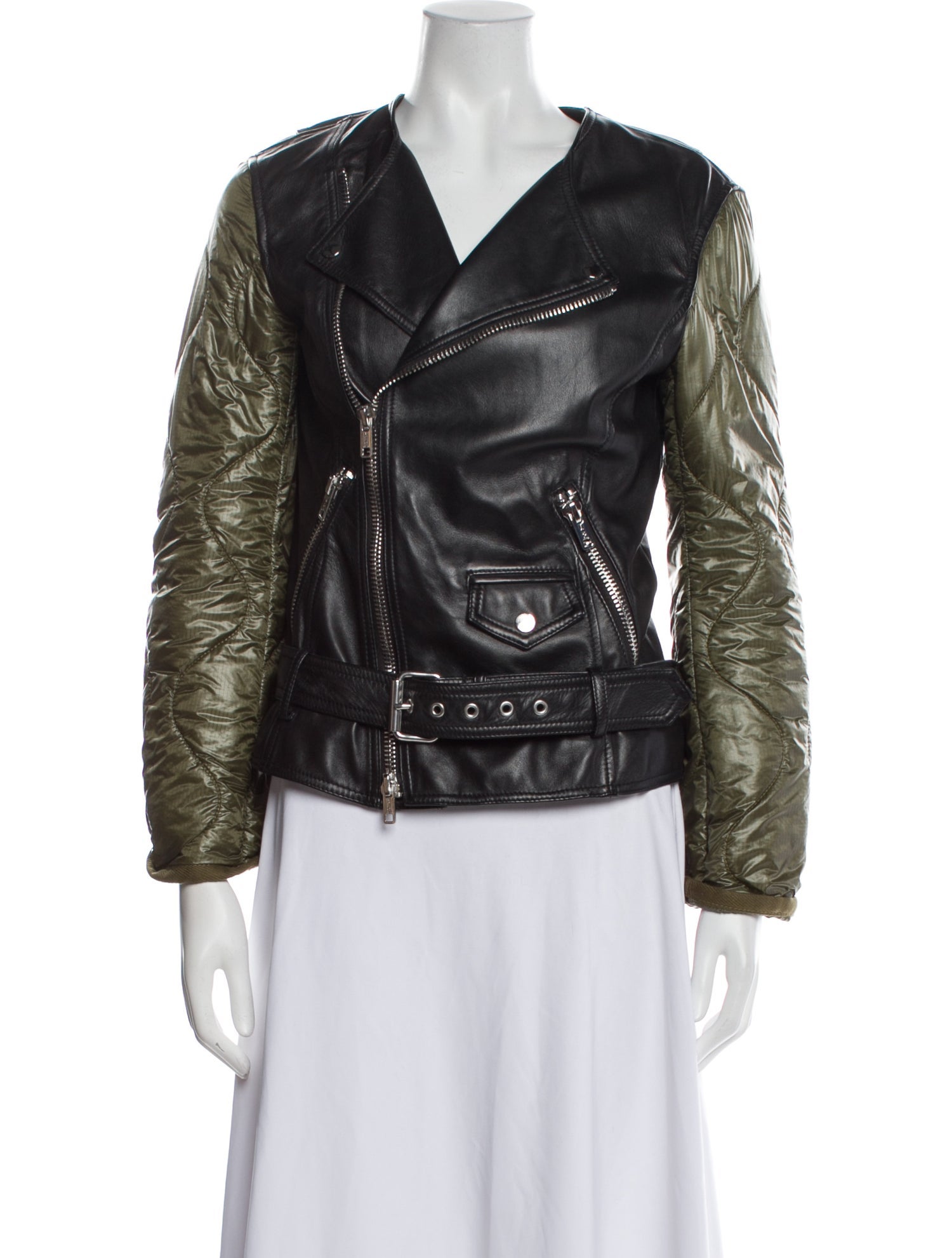3.1 Phillip Lim Lamb Leather Biker Jacket