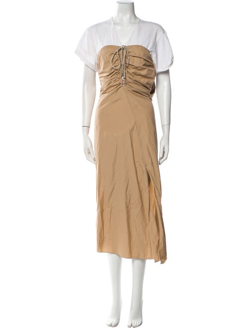 3.1 Phillip Lim Square Neckline Long Dress