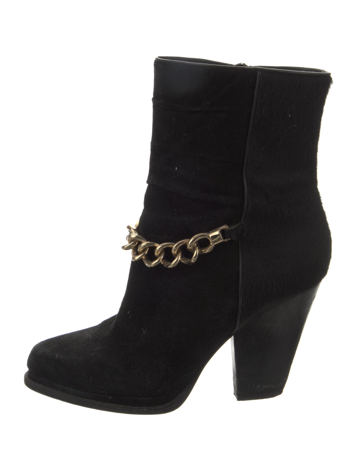 3.1 Phillip Lim Suede Colorblock Pattern Boots