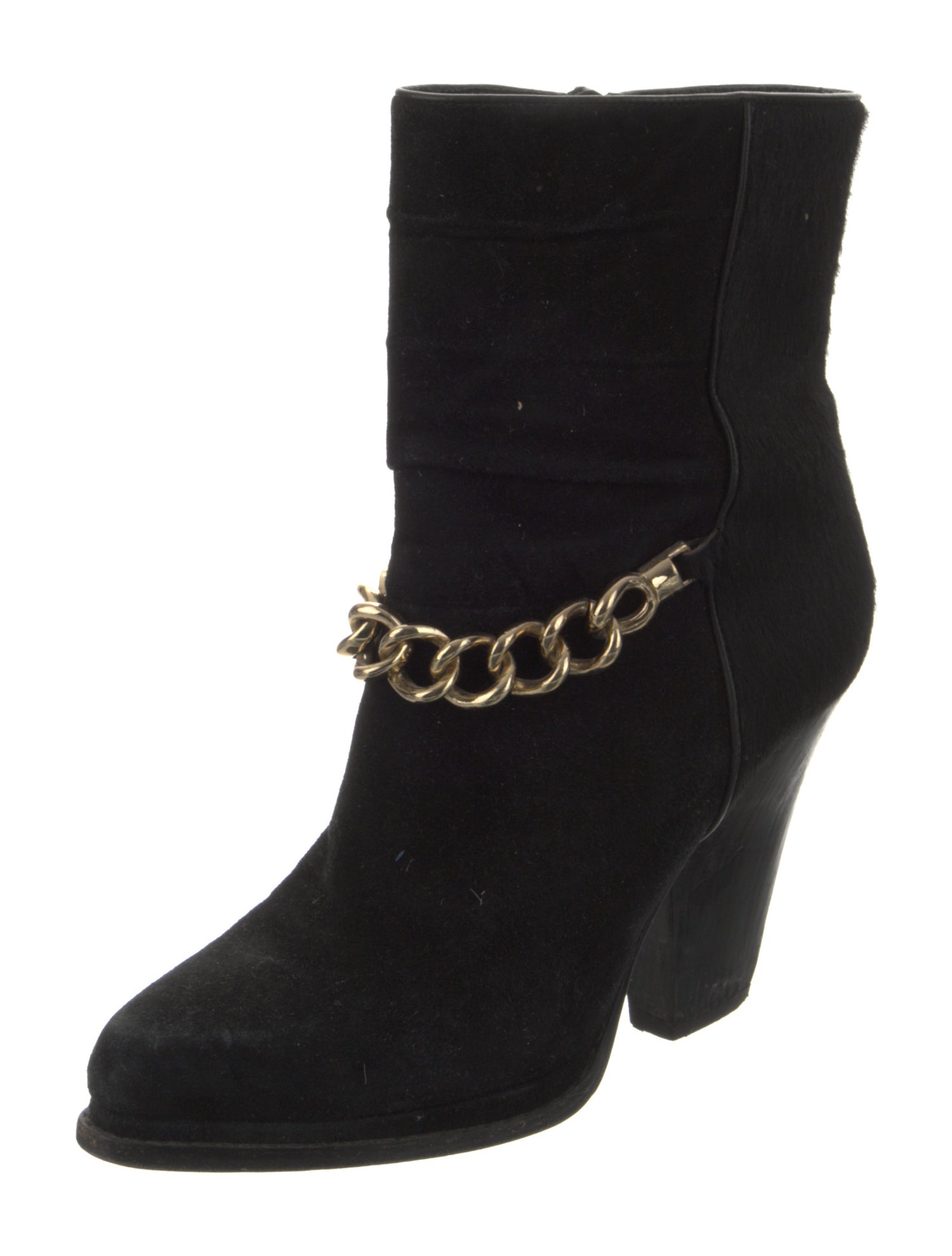 3.1 Phillip Lim Suede Colorblock Pattern Boots