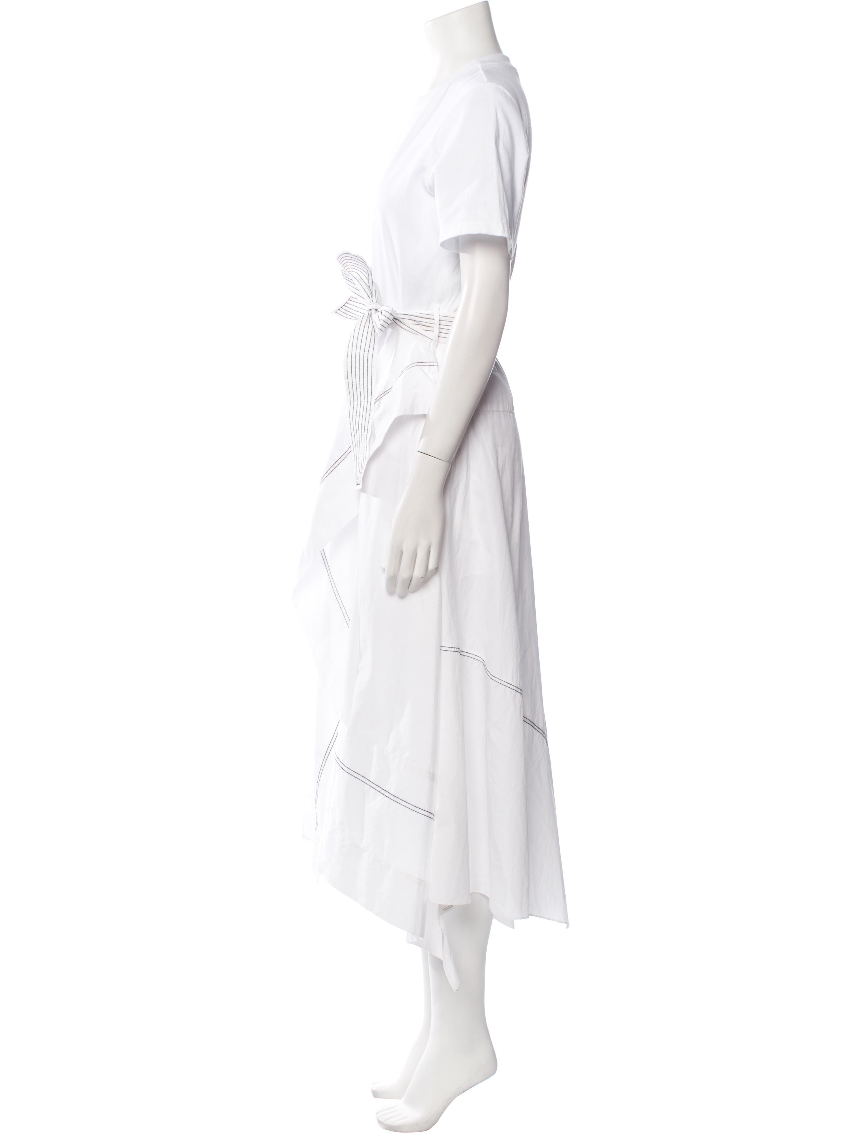 3.1 Phillip Lim V-Neck Long Dress