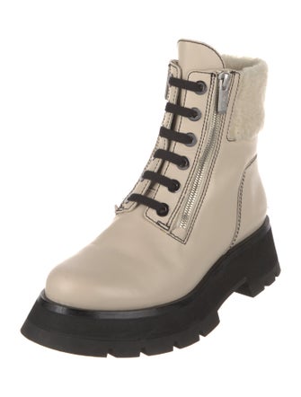 3.1 Phillip Lim Leather Combat Boots