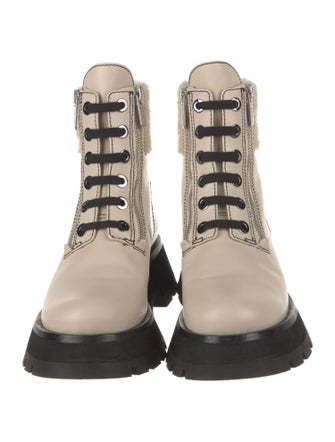 3.1 Phillip Lim Leather Combat Boots