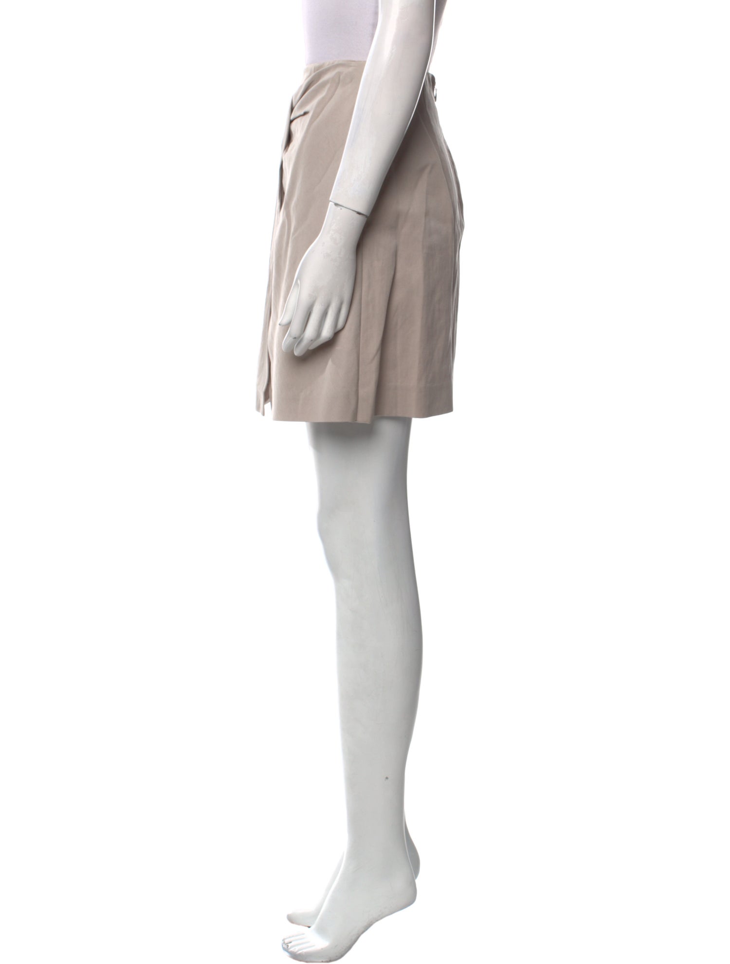 3.1 Phillip Lim Pleated Accents Mini Skirt