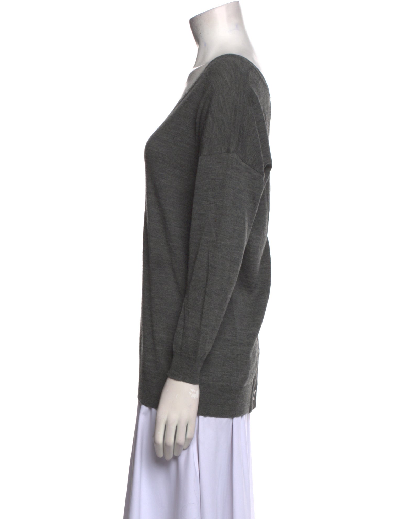 3.1 Phillip Lim Merino Wool V-Neck Sweater