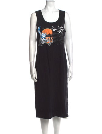 3.1 Phillip Lim Graphic Print Midi Length Dress