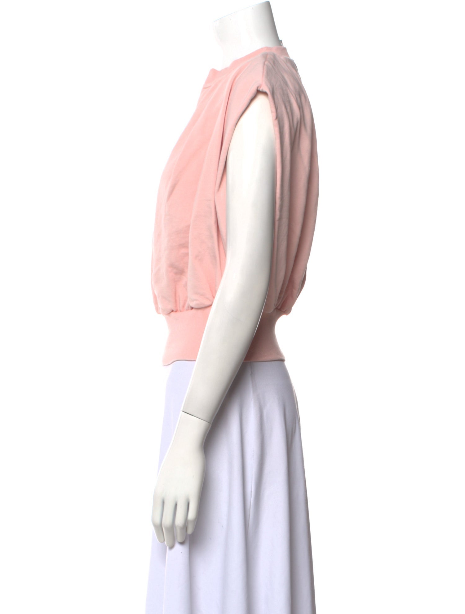 3.1 Phillip Lim V-Neck Short Sleeve Crop Top