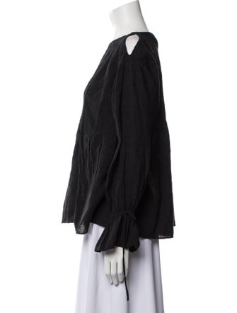 3.1 Phillip Lim Bateau Neckline Long Sleeve Blouse