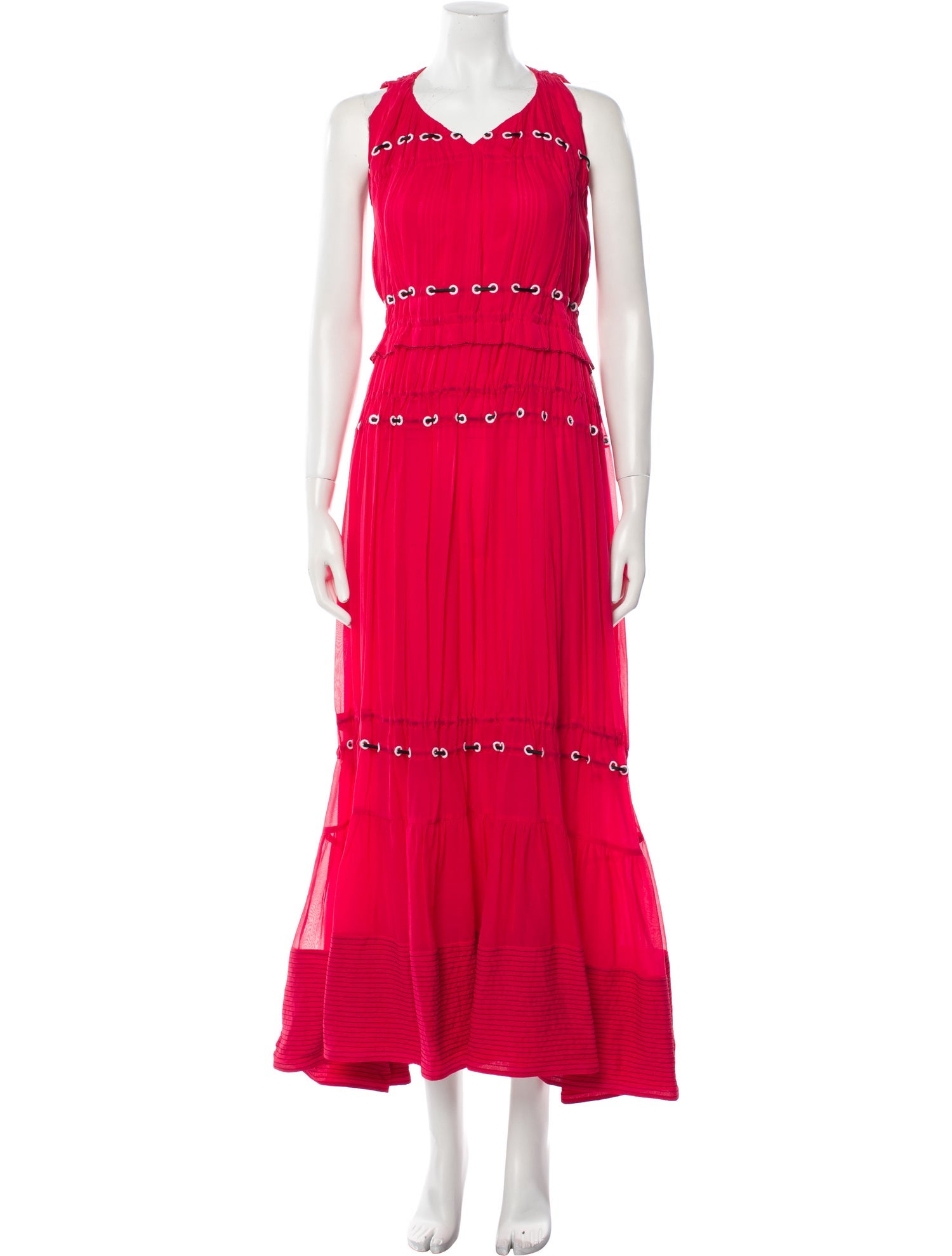 3.1 Phillip Lim Scoop Neck Long Dress