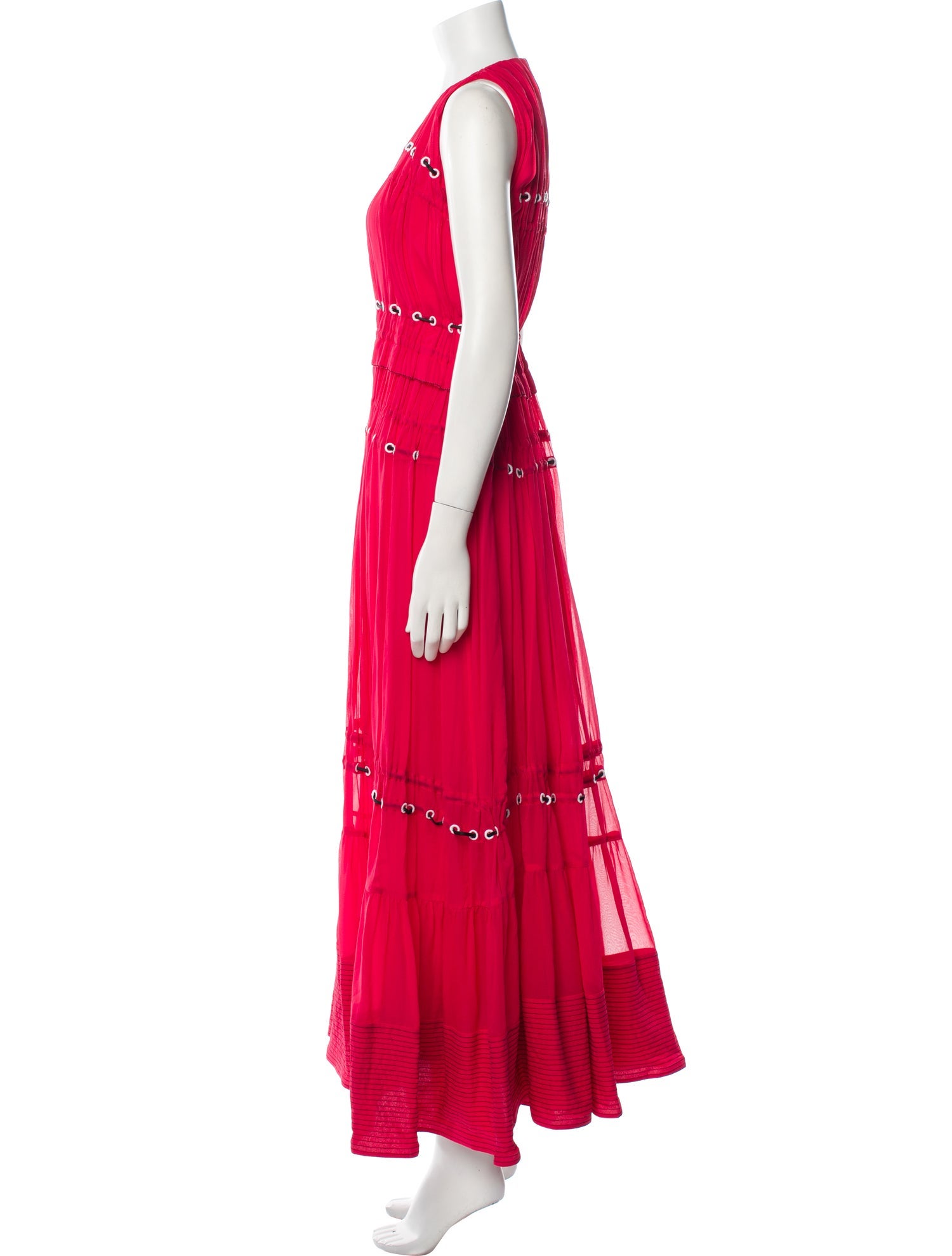 3.1 Phillip Lim Scoop Neck Long Dress