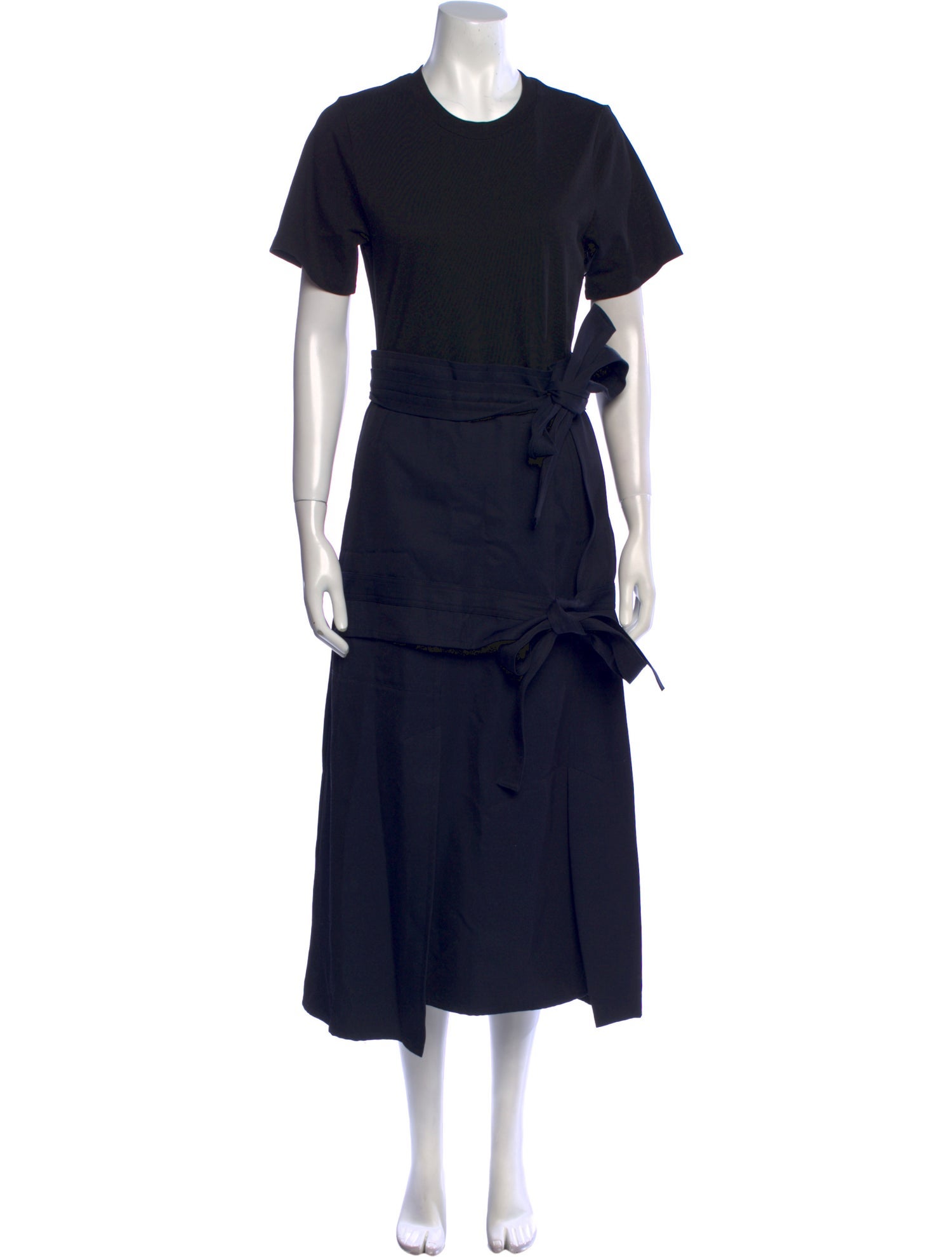 3.1 Phillip Lim Crew Neck Long Dress