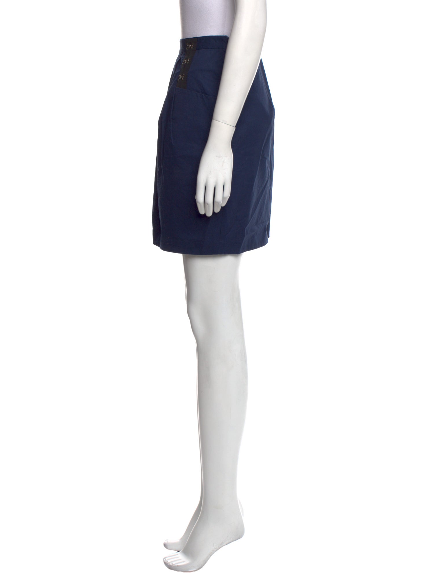 3.1 Phillip Lim Pleated Accents Mini Skirt