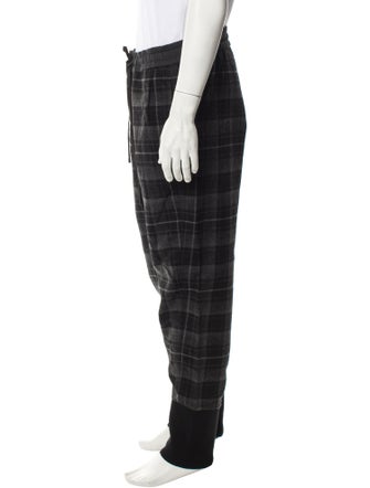 3.1 Phillip Lim Wool Plaid Print Pajama Bottoms