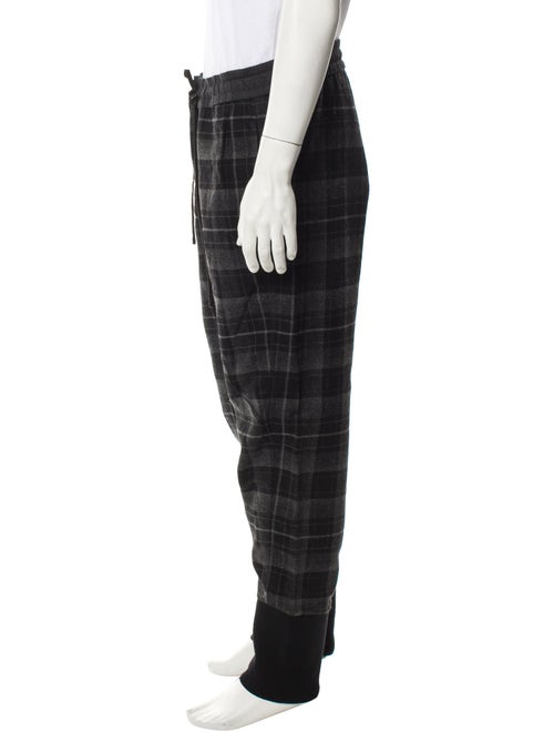 3.1 Phillip Lim Wool Plaid Print Pajama Bottoms