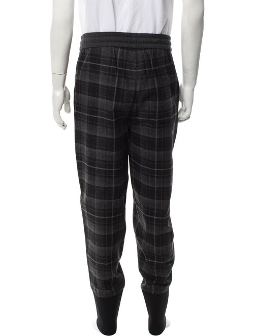3.1 Phillip Lim Wool Plaid Print Pajama Bottoms
