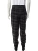 3.1 Phillip Lim Wool Plaid Print Pajama Bottoms
