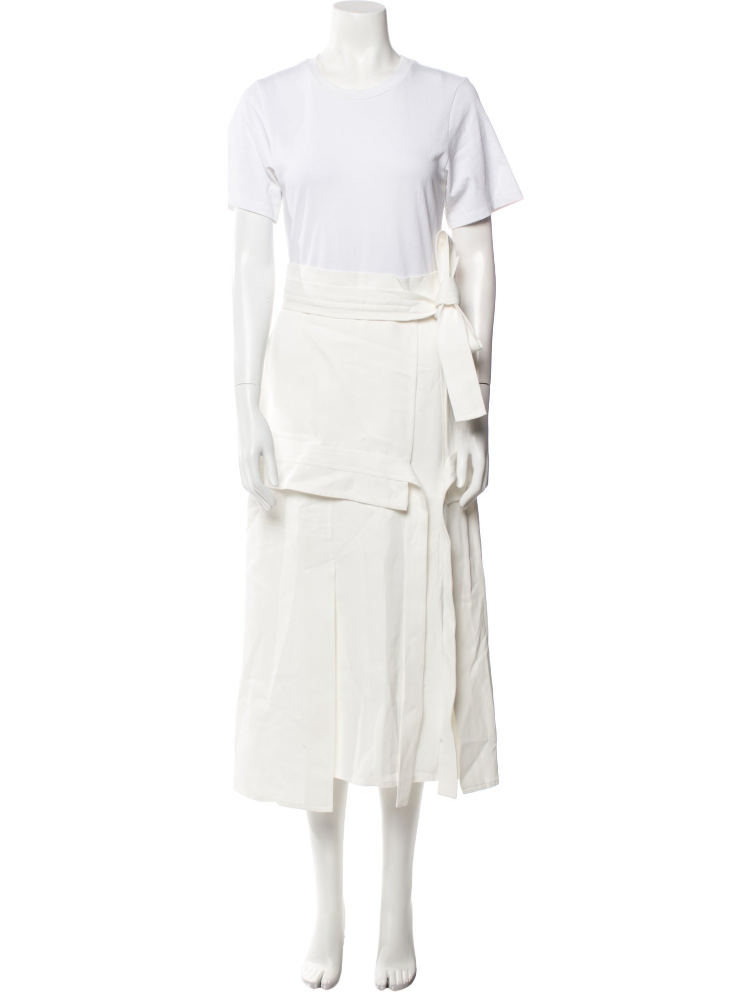 3.1 Phillip Lim Crew Neck Long Dress