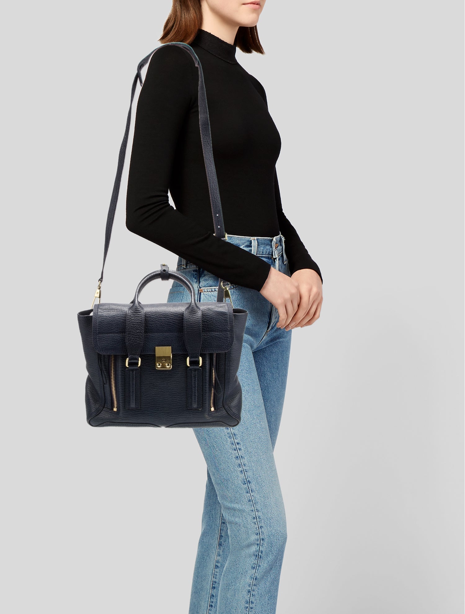 3.1 Phillip Lim Leather Top Handle Bag
