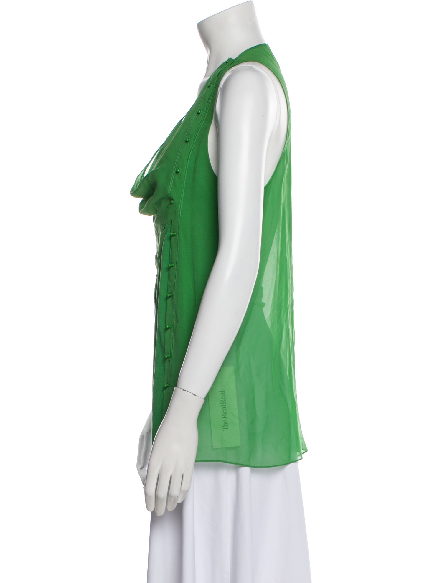 3.1 Phillip Lim Silk Cowl Neck Top