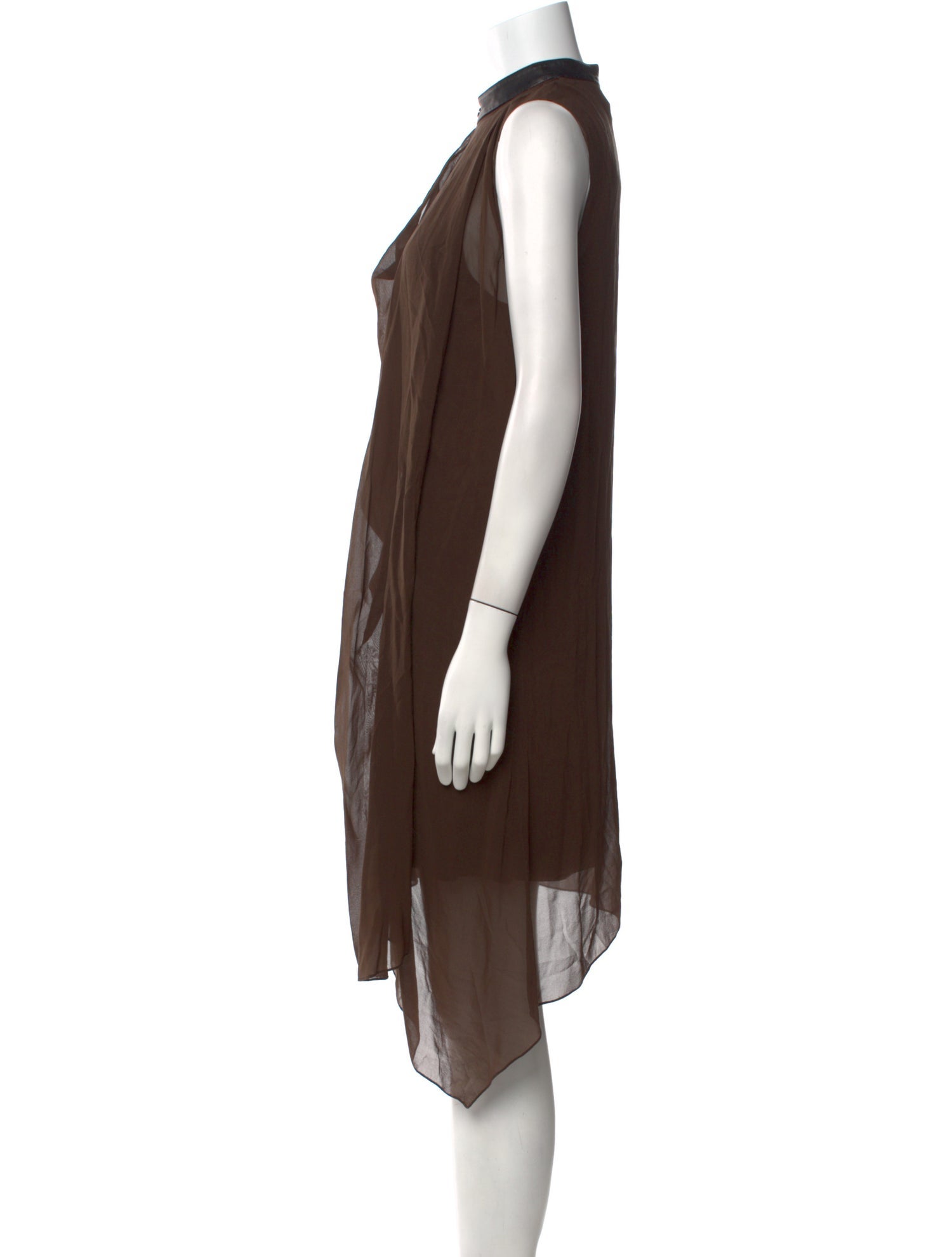 3.1 Phillip Lim Mock Neck Knee-Length Dress