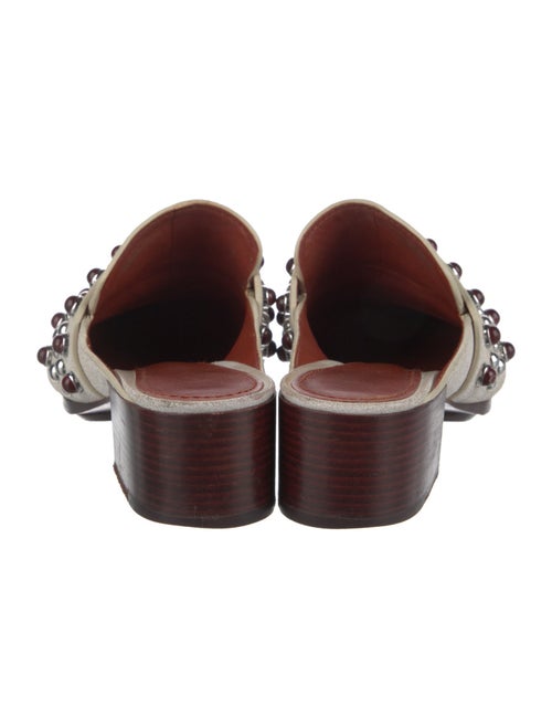 3.1 Phillip Lim Leather Studded Accents Mules