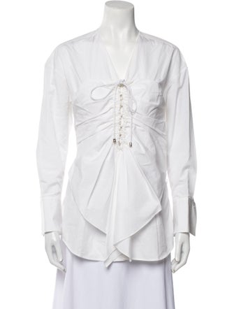 3.1 Phillip Lim V-Neck Long Sleeve Tunic